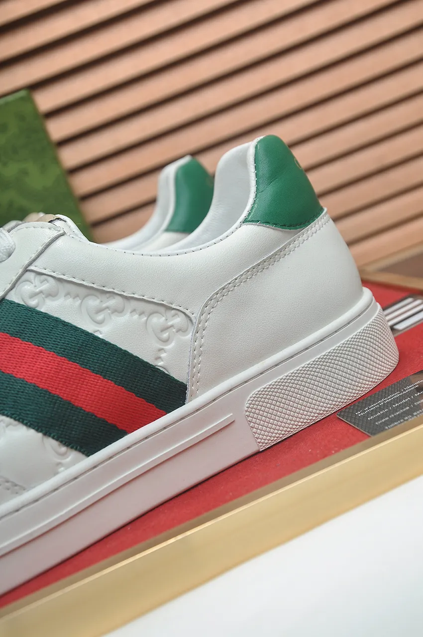 Men's men's shoes💰420💶[GUCCI Gucci] official website 1:1 men's sports shoes are now on the market, using original Gucci fabric + gluten lining, plus the official website original 1:1 comfortable outsole. Fashionable and versatile, super comfortable and breathable. 5 colors available, standard shoe size 38/45 (custom-made sizes 45 are non-refundable)